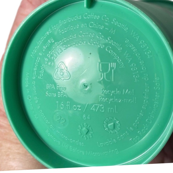 NWT Starbucks 2023 Green ‘Choose to Reuse’ Earth Reusable Cup - Picture 5 of 6